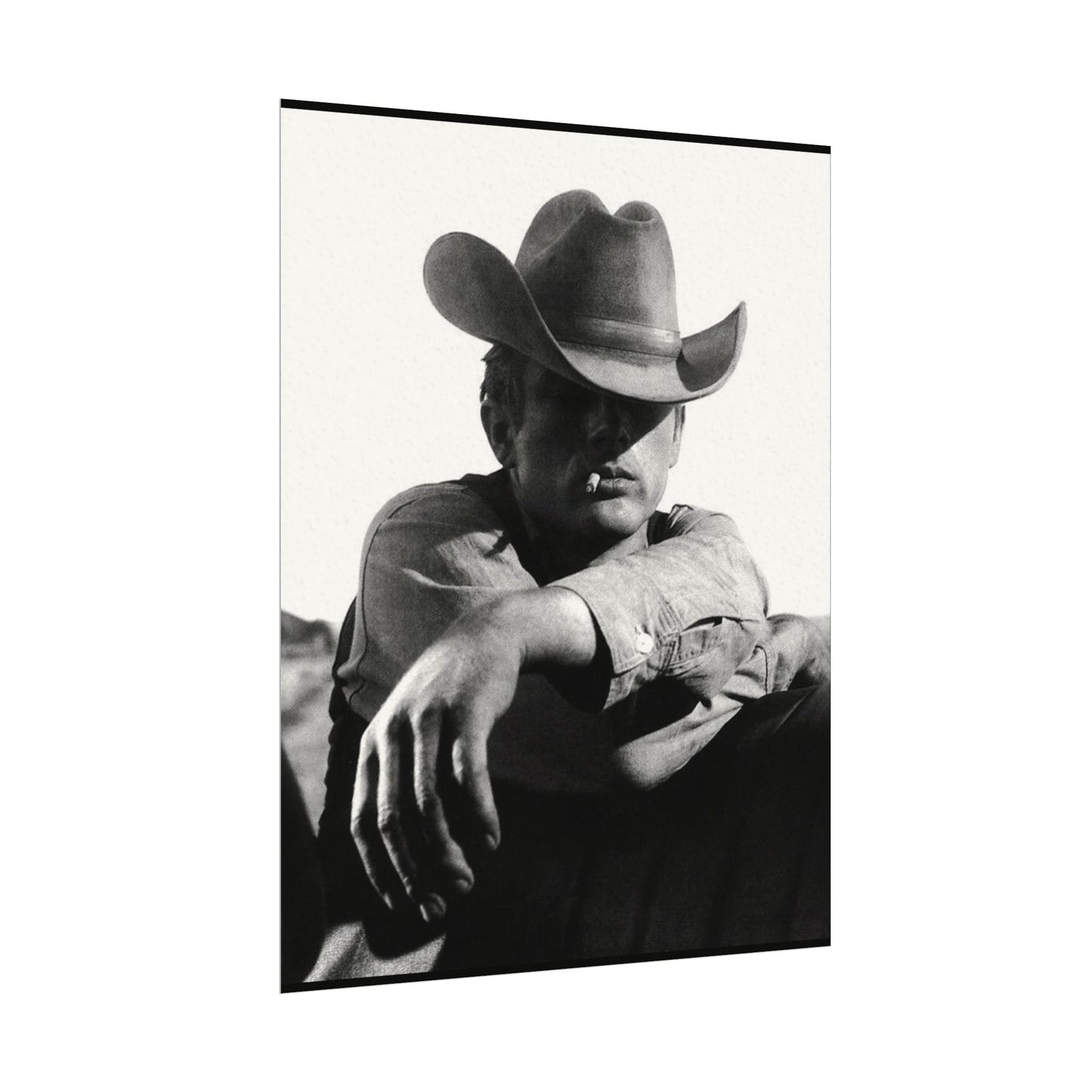 Sage & Smoke – Western Textured Watercolor Matte Posters