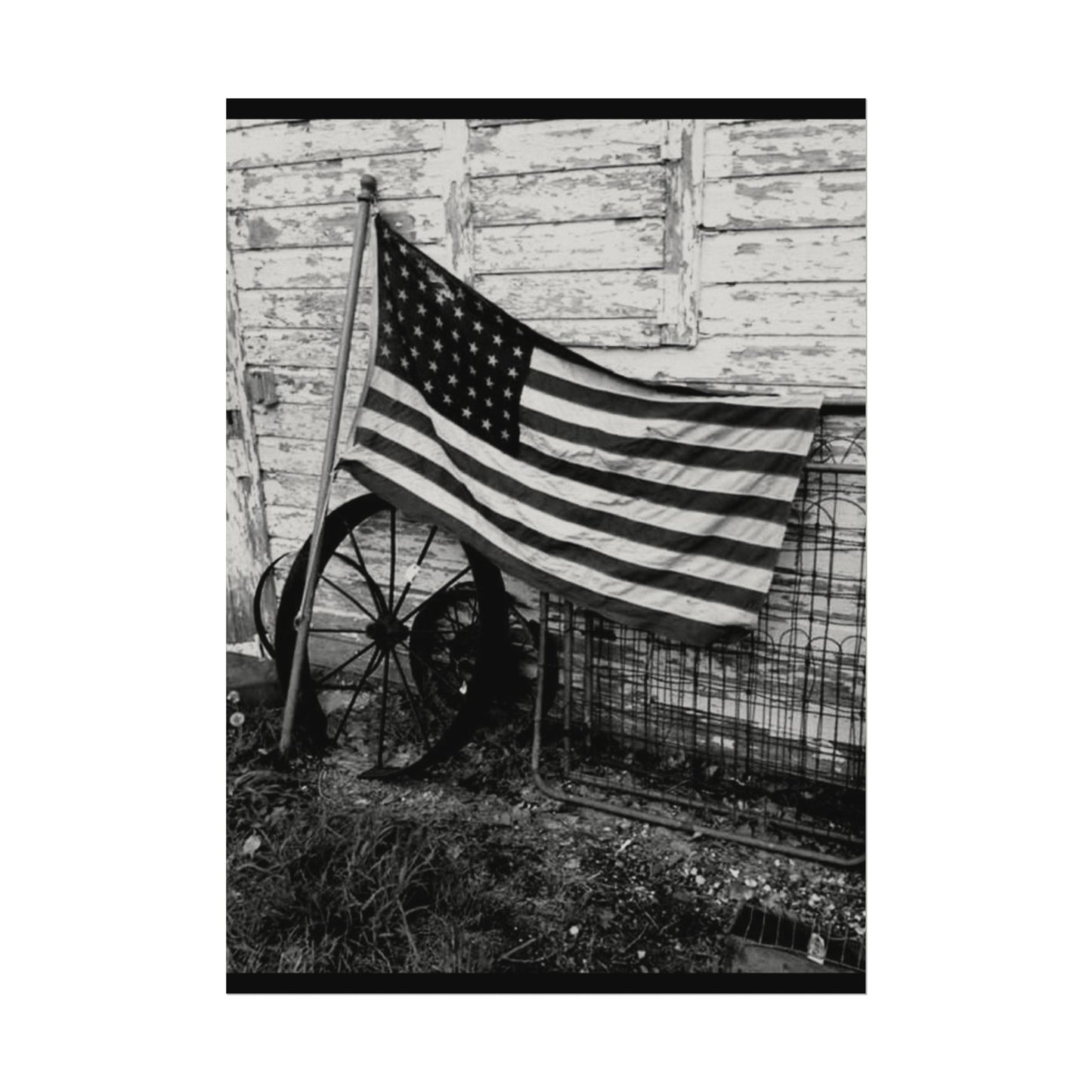 American Grit – Western Textured Watercolor Matte Posters