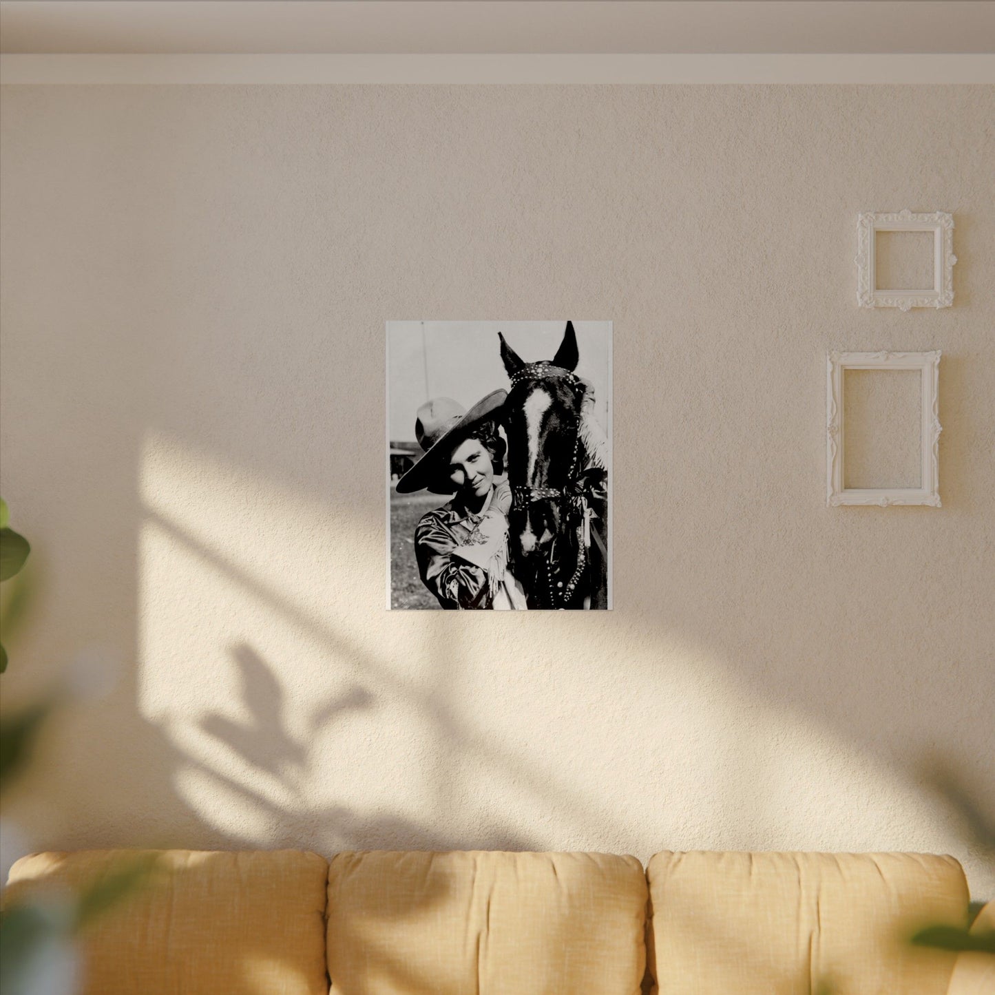 Steadfast Devotion – Western Textured Watercolor Matte Posters