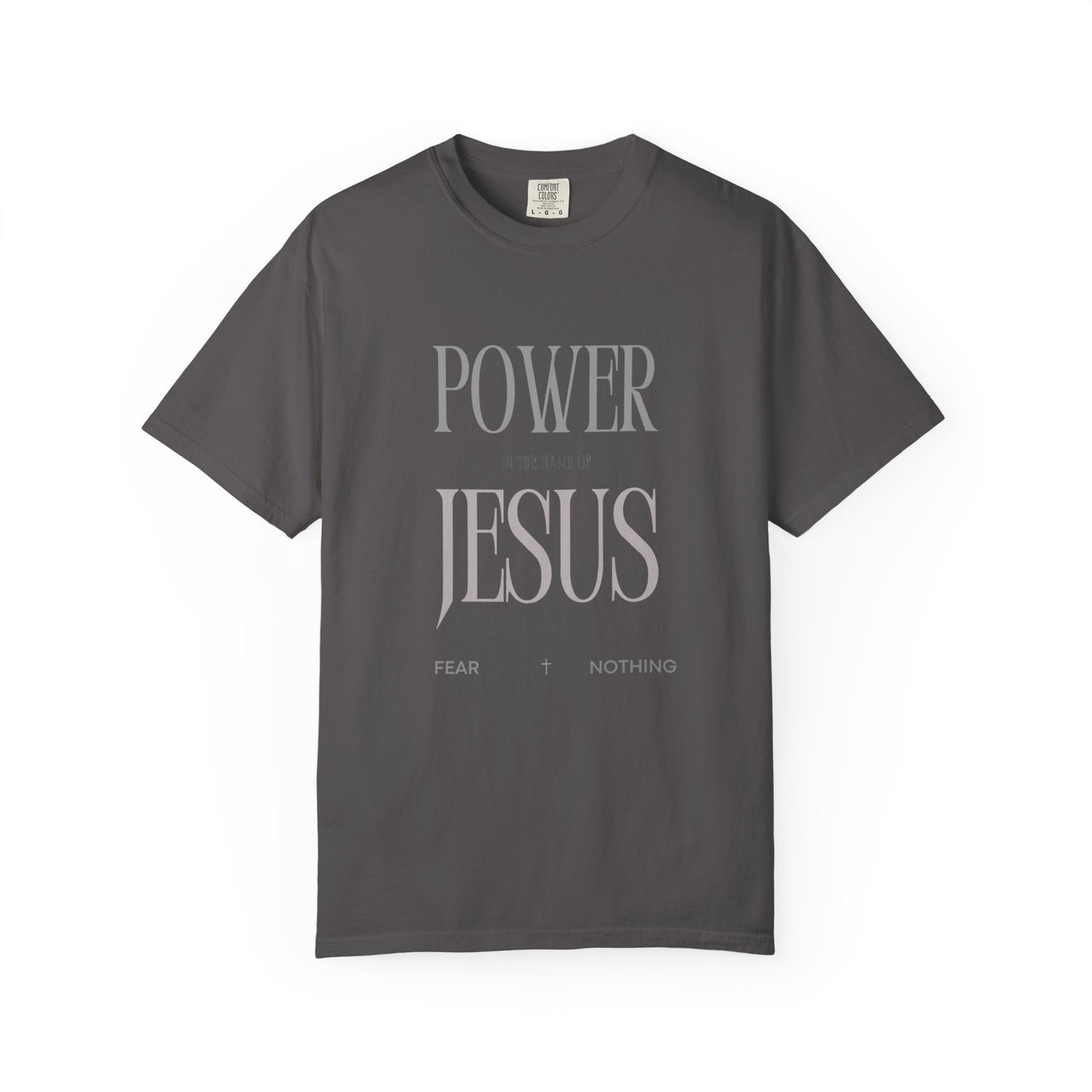 Faith-Inspired Jesus Unisex T-shirt, Power in the Name of Jesus Tee, Christian Apparel, Inspirational Gift, Religious T-shirt
