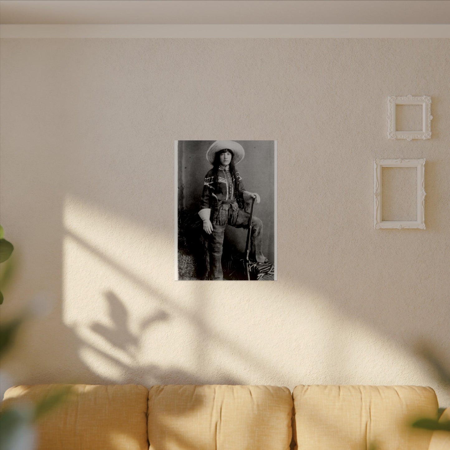 Desert Scout – Western Textured Watercolor Matte Posters