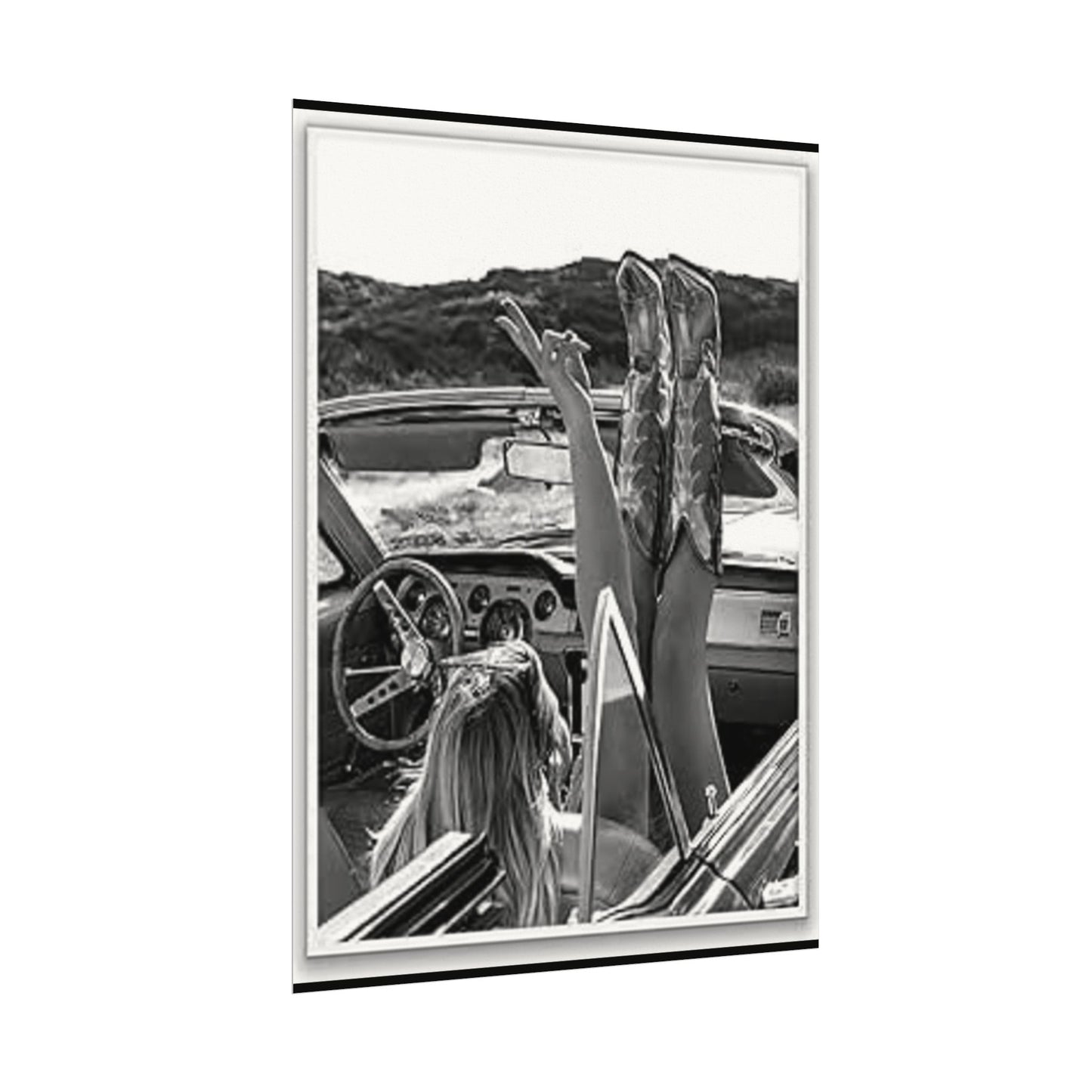 Wild At Heart – Western Textured Watercolor Matte Posters