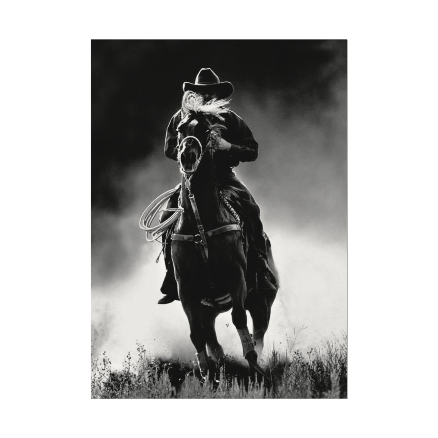 Untamed Dust & Thunder Textured Watercolor Matte Posters