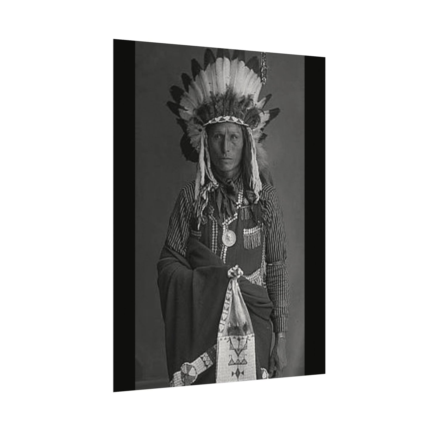 Still As The Wind Remembers – Western Textured Watercolor Matte Posters