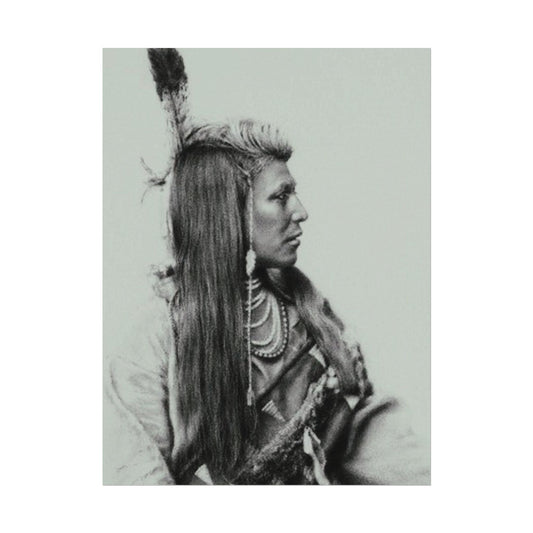 Reverence In Silence – Western Textured Watercolor Matte Posters