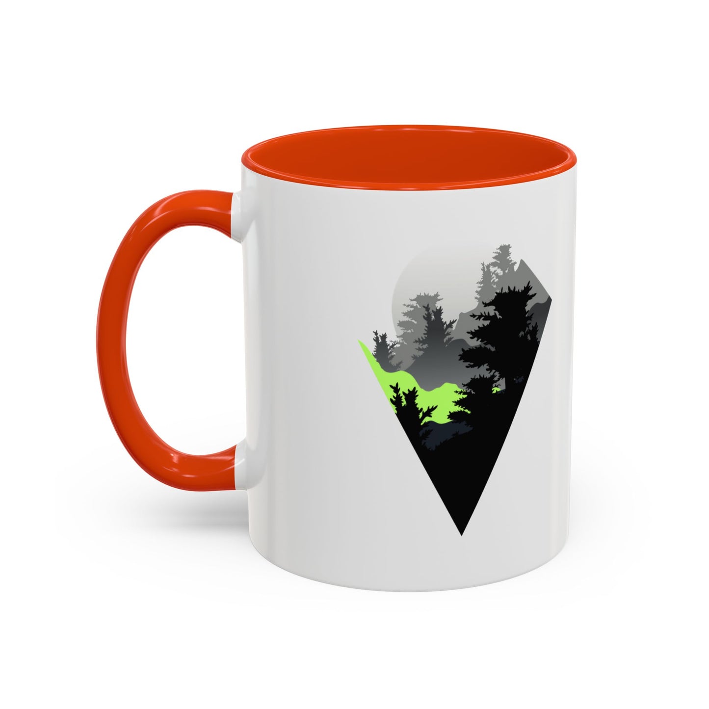 Sleek Forest Mug: Nature-Inspired Coffee Cup, Perfect for Outdoor Lovers, Gift for Nature Enthusiasts, Eco-Friendly Present